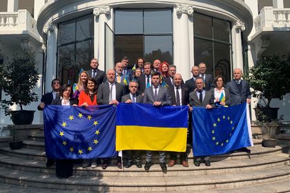 The Consul Generals of European countries in Shanghai expressed their solidarity with Ukraine